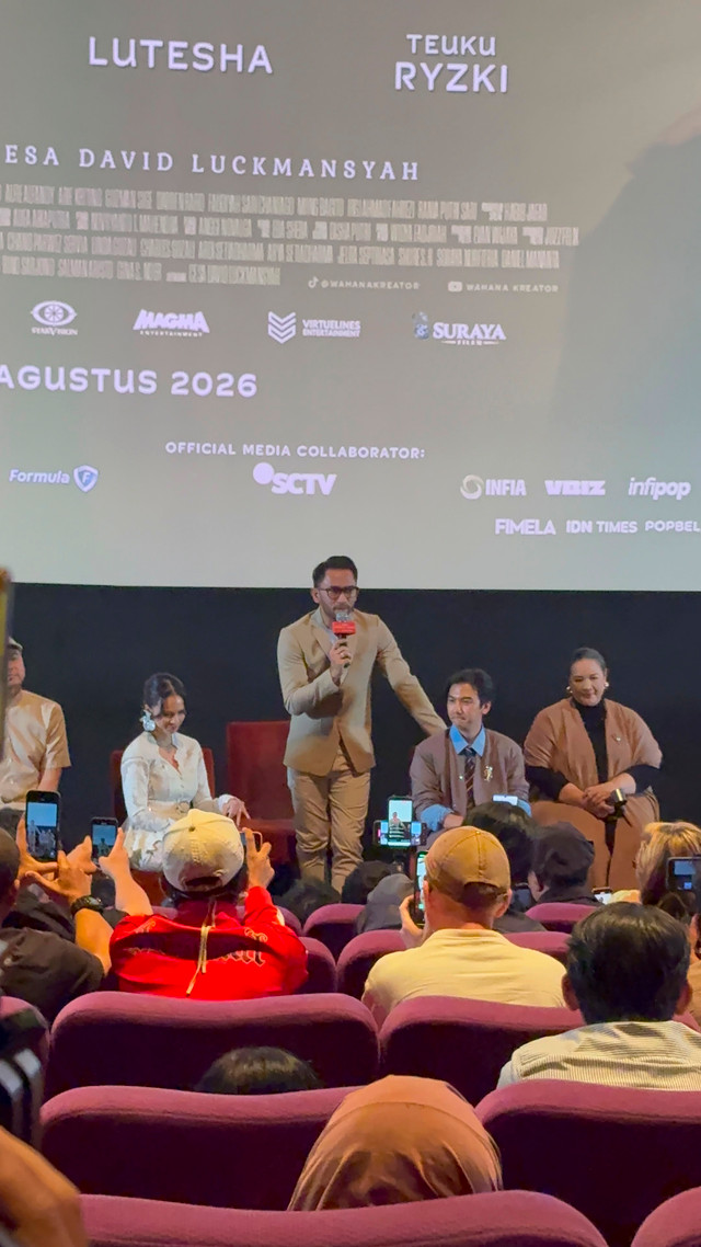Jumpa pers film Seni Merayu Tuhan di XXI Epicentrum, Jakarta Selatan, Selasa (4/8/2026). Foto: Vincentius Mario/kumparan