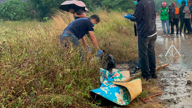 Penemuan tubuh manusia di Kecamatan Pancoran Mas, Depok, Selasa (4/8/2026) pada 16.00 WIB. Foto: Dok. kumparan