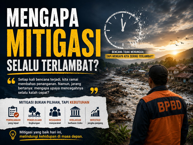Mengapa Mitigasi Selalu Terlambat?