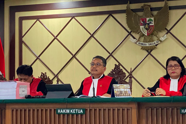 Sidang perdana pembacaan memori banding eks Mendikbudristek Nadiem Anwar Makarim di Pengadilan Tinggi Jakarta, Rabu (5/8/2026). Foto: Aditya Nugraha/kumparan
