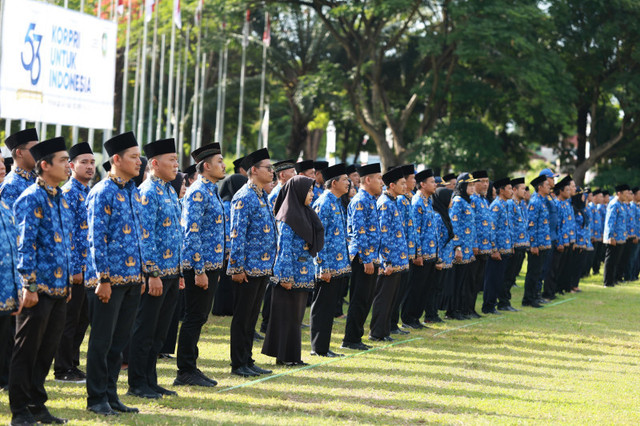 Ilustrasi Pegawai dengan Seragam Korpri. Dok: Istimewa.