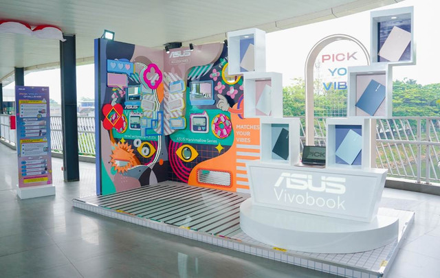 Booth ASUS di JPM Dukuh Atas, Jakarta Selatan. Foto: Dok ASUS