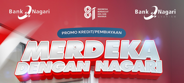 Promo HUT ke-81 RI Bank Nagari. Foto: instagram.com/banknagari.co.id