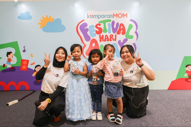 Workshop bertajuk “My Mini Garden” bersama NUVO di kumparanMOM Festival Hari Anak 2026, Sabtu (25/7). Foto: kumparan
