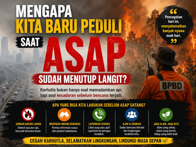 Mengapa Kita Baru Peduli Saat Asap Sudah Menutup Langit?