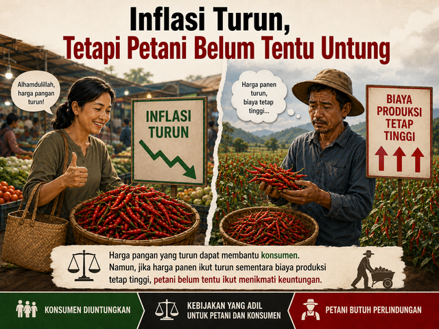 Ilustrasi dampak perubahan harga bagi produsen dan konsumen. Foto Generated by AI 