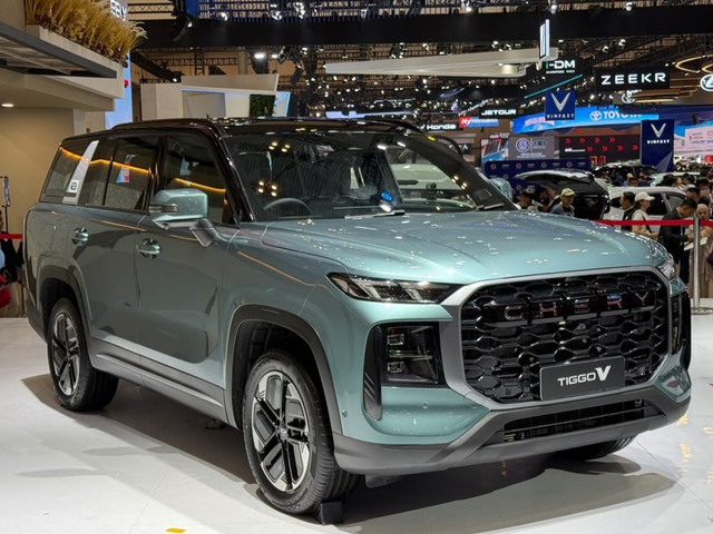 Chery Tiggo V diperkenalkan di GIIAS 2026. Foto: Syahrul Muhammad Ghiffari/kumparan