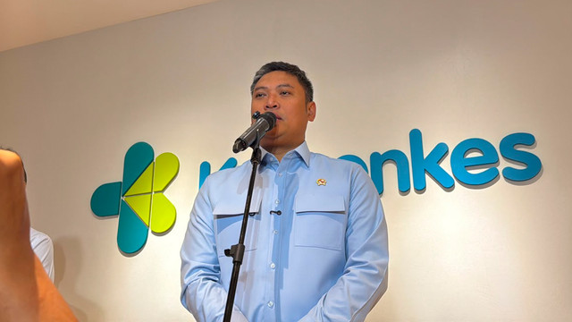 Kepala Badan Gizi Nasional (BGN), Sudaryono dalam konferensi pers di Kementerian Kesehatan, Jakarta Selatan, Rabu (5/8/2026). Foto: Zahira Hilman/kumparan