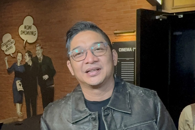 Vokalis Band Ungu Pasha memberikan keterangan pers usai konferensi pers perilisan video klip lagu Utara-Selatan oleh Band Ungu di Kawasan Senayan, Jakarta, Rabu (6/8/2026). Foto: Aprilandika Pratama/kumparan