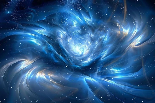 Illustrasi Artistik Entropi Null Infinity (Gambar dibuat oleh Nano Banana AI) 