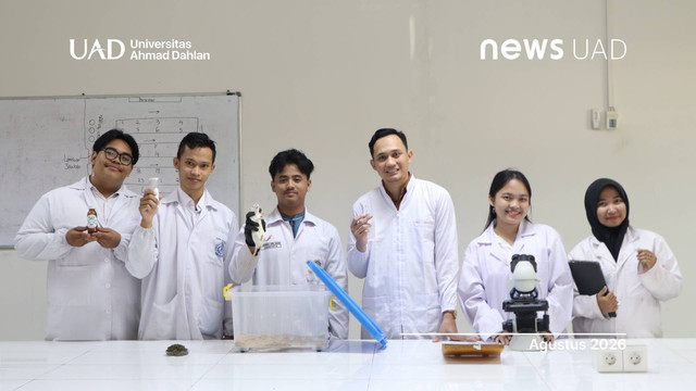 Tim PKM RE Universitas Ahmad Dahlan (UAD) Hadirkan Inovasi Inhalasi Berbasis Kitosan untuk Terapi PPOK (Foto. Tim PKM RE UAD)