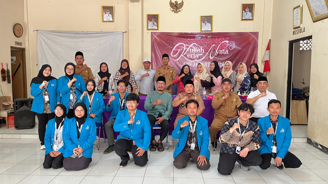Pembukaan KKN 310 UIN Syarif Hidayatullah Jakarta tahun 2026 di Desa Daon, Kecamatan Rajeg pada Selasa, 28 Juli 2026. (Sumber foto: Dokumentasi pribadi).