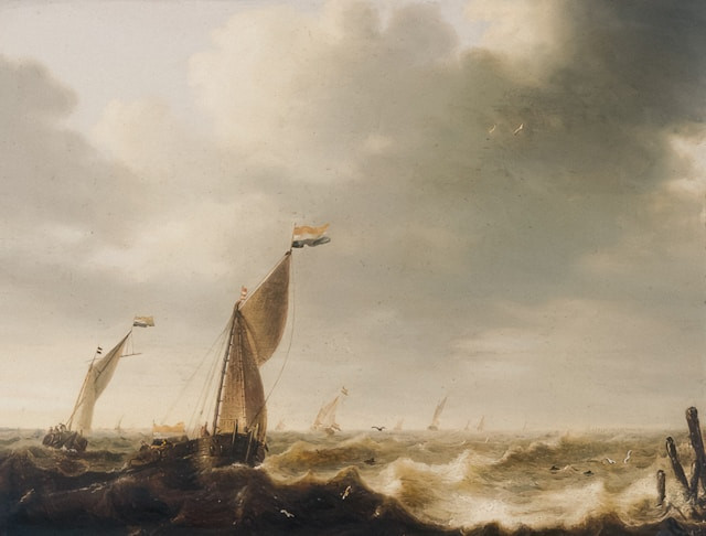 Ilustrasi legenda Flying Dutchman.Foto: National Historical Museum of Sweden/ Unsplash