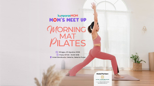 kumparanMOM Mom's Meet Up - Morning Mat Pilates Foto: kumparan