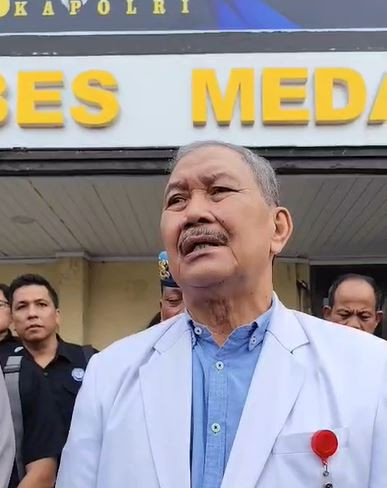 Dokter Forensik RS Bhayangkara Medan, Mistar Ritonga saat ditemui di Polrestabes Medan, Kamis (6/8/2026). Foto: Amar Marpaung/kumparan