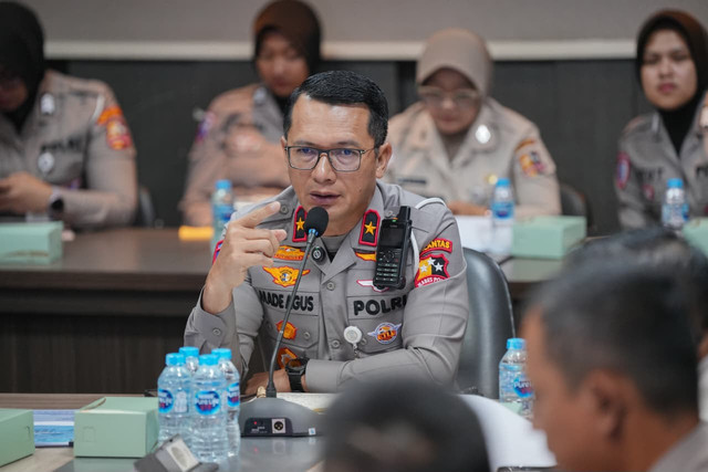 Direktur Penegakan Hukum (Dirgakkum) Korlantas Polri Brigjen Pol I Made Agus Prasatya. Foto: NTMC Polri