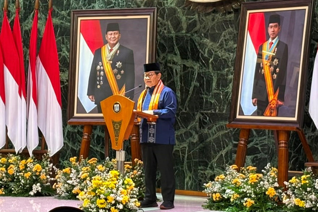 Gubernur DKI Jakarta Pramono Anung menghadiri pembukaan Entry Meeting Penilaian Opini Maladministrasi di Balai Kota DKI Jakarta, Jumat (7/8/2026). Foto: Nauval Pratama/kumparan