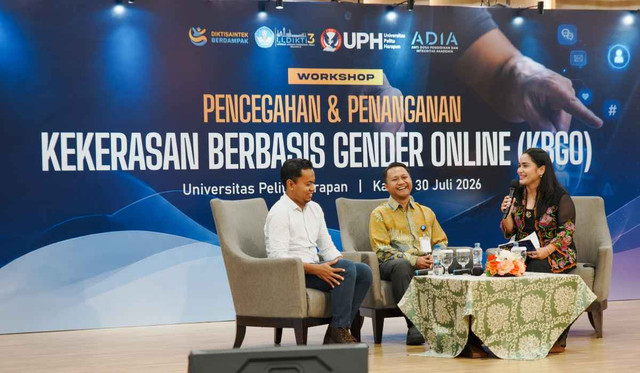 Universitas Pelita Harapan (UPH) dipercaya menjadi tuan rumah Workshop Pencegahan dan Penanganan Kekerasan Berbasis Gender Online (KBGO) yang diselenggarakan oleh Lembaga Layanan Pendidikan Tinggi (LLDikti) Wilayah III pada 30 Juli 2026, di Auditorium Gedung D501, Kampus Utama UPH Lippo Village, Tangerang.