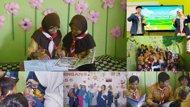Program PILAR dan Pojok Baca Kreatif BBK 8 UNAIR Tumbuhkan Literasi Siswa