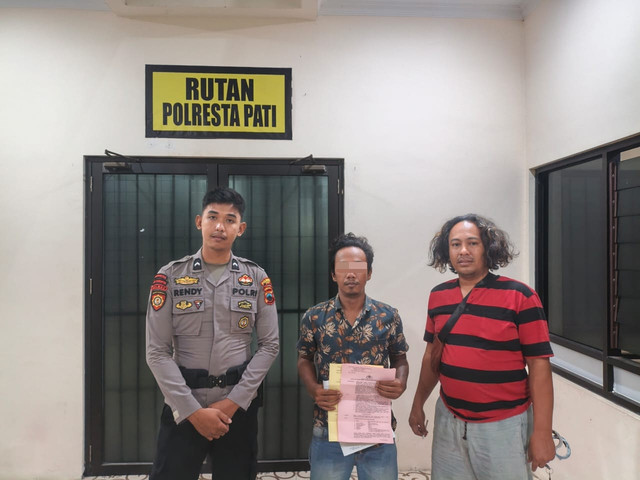 Pelaku curanmor ditangkap anggota Polresta Pati. Foto: Dok. Polresta Pati