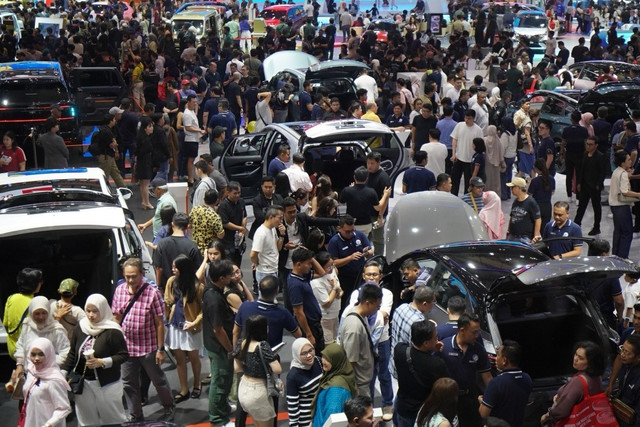 Antusiasme pengunjung di GIIAS 2026. Foto: Dok. Instagram @giias_id
