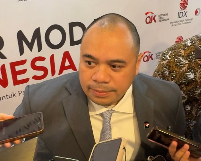 Chief Investment Officer BPI Danantara, Pandu Sjahrir, di Gedung BEI, Jakarta, Senin (10/8). Foto: Muhammad Fhandra/kumparan