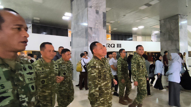 Panglima Tentara Nasional Indonesia (Panglima TNI), Jenderal TNI Agus Subiyanto, di Kompleks Parlemen Senayan, Jakarta, Senin (10/8). Foto: Aditya Nugraha/kumparan
