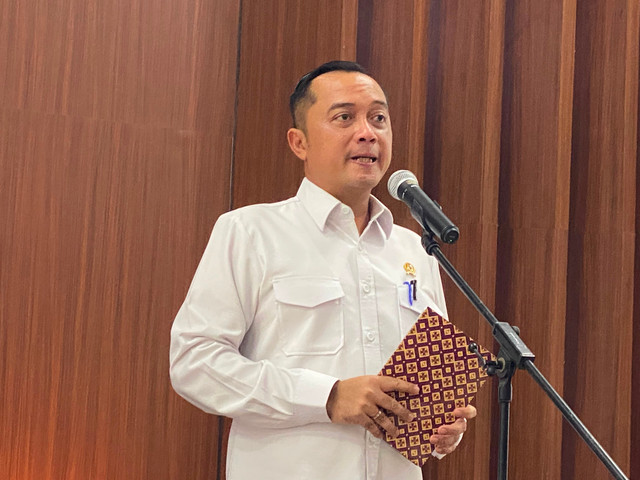 Menteri Sekretaris Negara (Mensesneg), Prasetyo Hadi, di Kompleks Parlemen, Senayan, Jakarta, Senin (10/8). Foto: Aditya Nugraha/kumparan