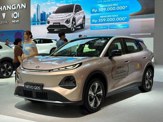 Changan Nevo Q05 di GIIAS 2026. Foto: Alvian Yoga Yulianto/kumparan
