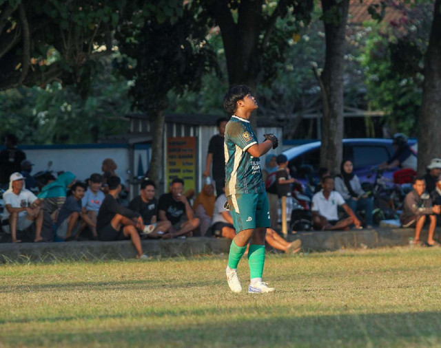 Favian, Kiper PS Sendangsari, Bantul, yang menjadi korban pemukulan suporter saat bertanding dalam turnamen antarkampung di Bantul. Foto: Dok. PS Sendangsari