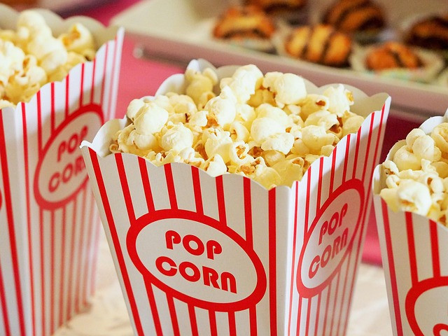 Ilustrasi new year's eve, popcorn, food. Foto: Pixabay