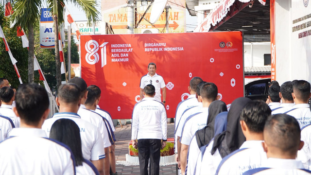 Kanwil Ditjenpas DIY Buka Rangkaian HUT Ke-81 Republik Indonesia (Sumber : Humas Kanwil Ditjenpas DIY)