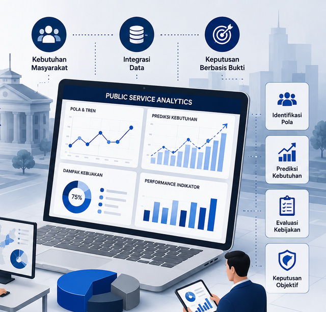 Di era politik digital, pemerintah perlu mengandalkan data dan analitik untuk membaca kebutuhan publik, bukan sekadar mengandalkan narasi untuk membentuk persepsi. Foto: Idisign.