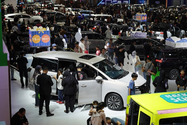 Antusiasme pengunjung di GIIAS 2026, ICE BSD, Tangerang. Foto: Dok. Instagram @giias_id