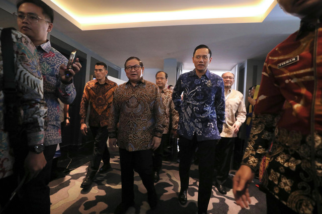 Gubernur DKI Jakarta Pramono Anung dan Menko Bidang Infrastruktur dan Pembangunan Kewilayahan Agus Harimurti Yudhoyono saat menghadiri Jakarta Asset Forum & Expo 2026 di kawasan Kuningan, Jakarta Selatan, Selasa (11/8/2026). Foto: Dok. Diskominfo DKI Jakarta