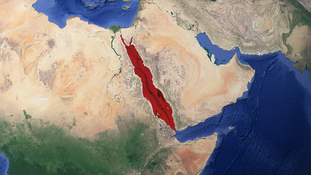 Ilustrasi Laut Merah. Foto: Ali Chehade Farhat/Shutterstock