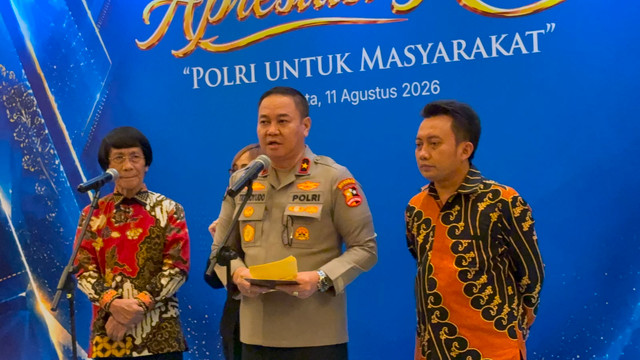 Karooemnas Brigjen Trunoyudo Wisnu Andiko usai acara Apresiasi Keeasi Polri untuk Masyarakat di Gedung Tribrata, Jakarta Selatan. Foto: Rayyan Farhansyah/kumparan