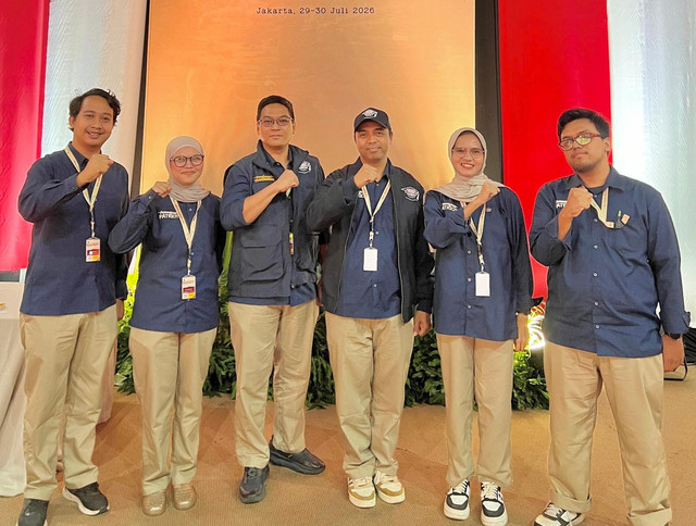 Tim 2 UI yang tergabung dalam Ekspedisi Patriot 2026, setelah sesi pembekalan di Balai Kartini, Jakarta. (Sumber: Dokumentasi Tim 2)