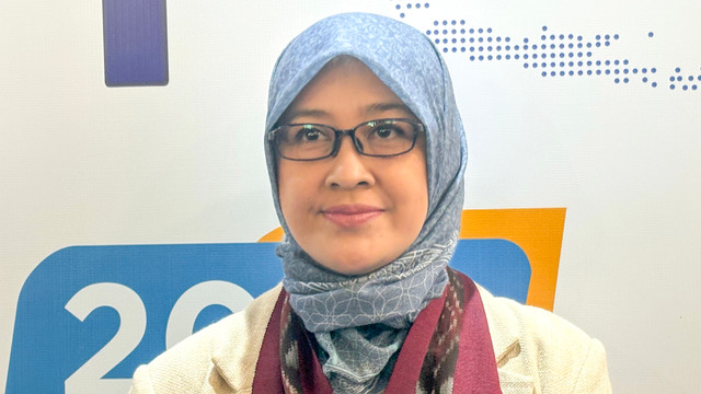 Direktur Utama Bakti Komdigi Fadhilah Mathar dalam gelaran Bakti Media Connect 2026 di Jakarta Selatan, Rabu (12/8). Foto: Widya Islamiati/kumparan