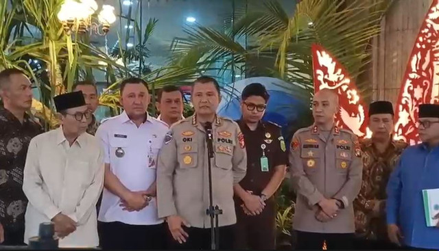 Polres Jakarta Utara amankan 2 terduga pelaku penistaan agama di Sound Project, Ancol. Foto: Dok. Polres Jakarta Utara