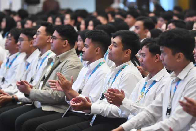 539 peserta terpilihprogram Internship Pertamina 2026 mengikuti onboarding Internship 2026 di Gedung Pertamina WanitaPatra, Simprug, Jakarta, pada Senin (10/8). Foto: Dok. Pertamina