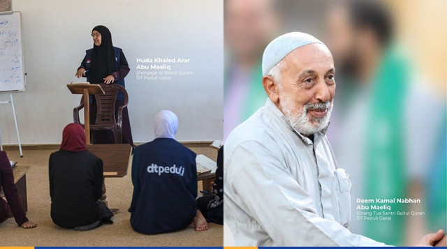 Pengajar dan Orang Tua Santri Baitul Quran DT Peduli Gaza menjadi Korban Serangan Bom Isr**l di dekat Masjid DT Indonesia di Gaza (Sumber: DT Peduli)