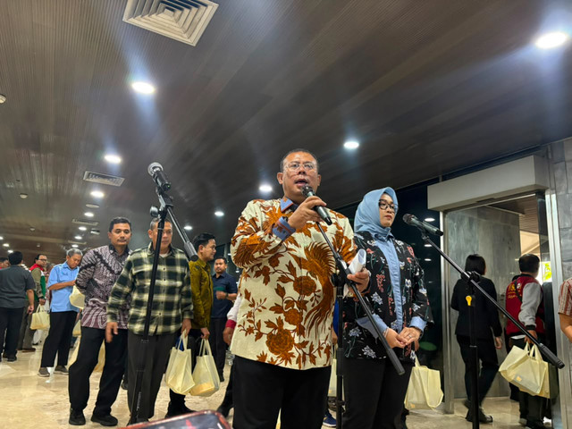 Wakil Ketua DPR Cucun Ahmad Syamsurijal di Kompleks Parlemen, Senayan, Jakarta, Kamis (13/8/2026). Foto: Nasywa Athifah/kumparan