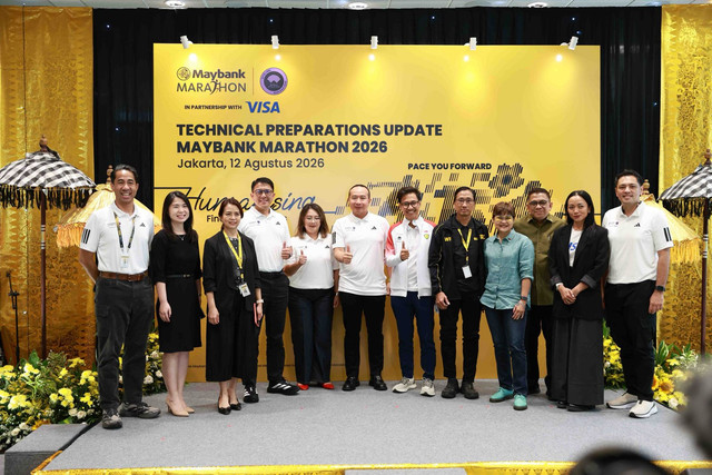 Maybank Indonesia menggelar konferensi pers Technical Preparations Update Maybank Marathon 2026. Dok: Maybank Indonesia