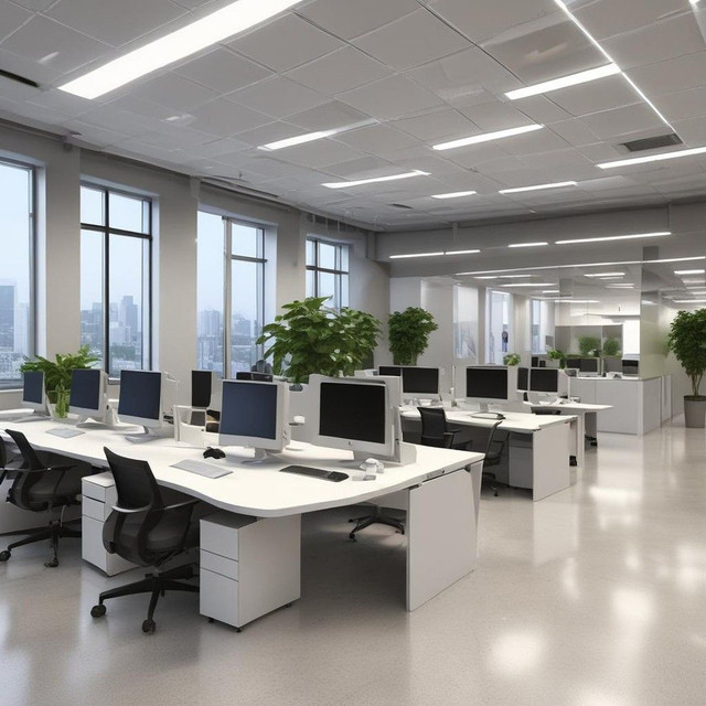 AI Modified - Suasana Kantor.
