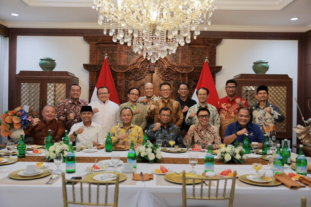 Pertemuan sejumlah sekjen partai politik, Kamis (13/8/2026). Foto: Dok. Istimewa