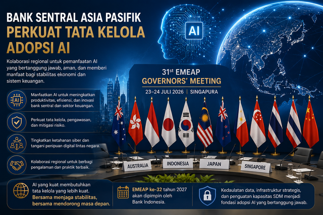 .Executive Meeting of East Asia-Pacific Central Banks (EMEAP), sumber: AI