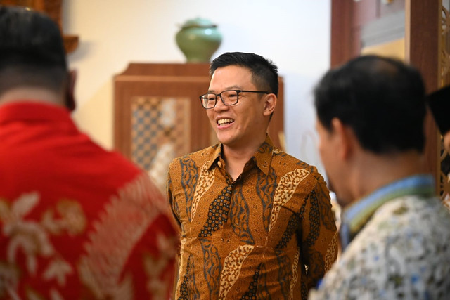 Sekjen Partai Gerindra Sugiono menghadiri pertemuan sejumlah sekjen partai politik, Kamis (13/8/2026). Foto: Gerindra