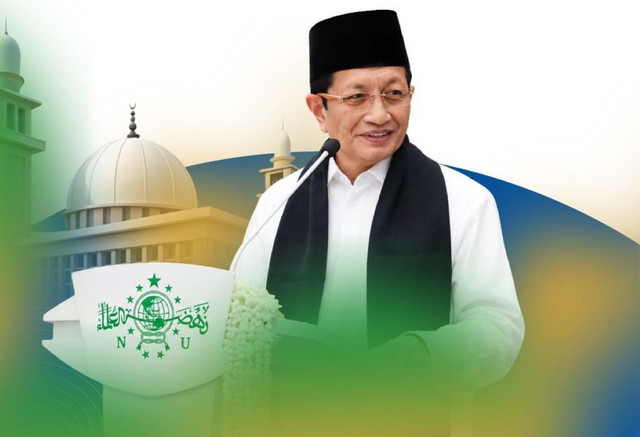 Menteri Agama Nasaruddin Umar (generated by AI)