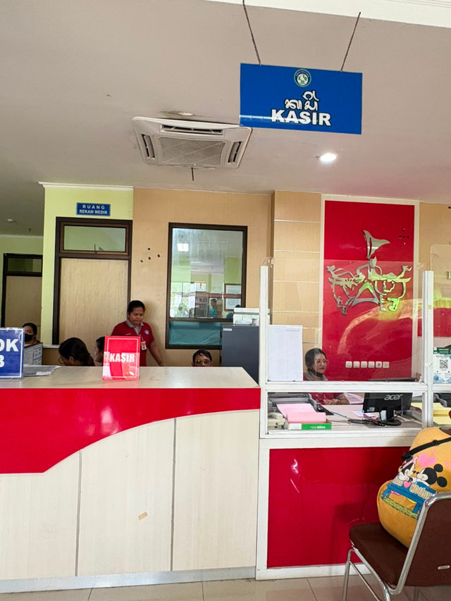 Loket Kasir RSU Negara. Dok. Istimewa